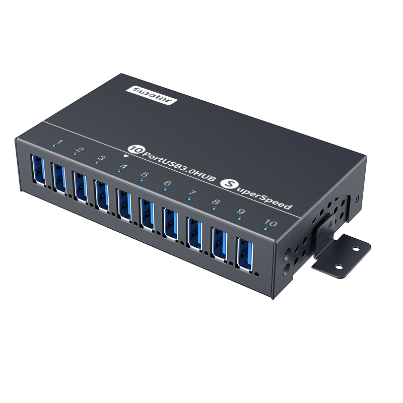 SAGA A10USB3 USB Hub (AX-103) 10 ports USB 3.0 12V without PSU