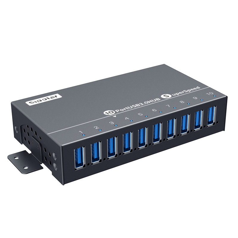 SAGA A10USB3 USB Hub (AX-103) 10 ports USB 3.0 12V without PSU